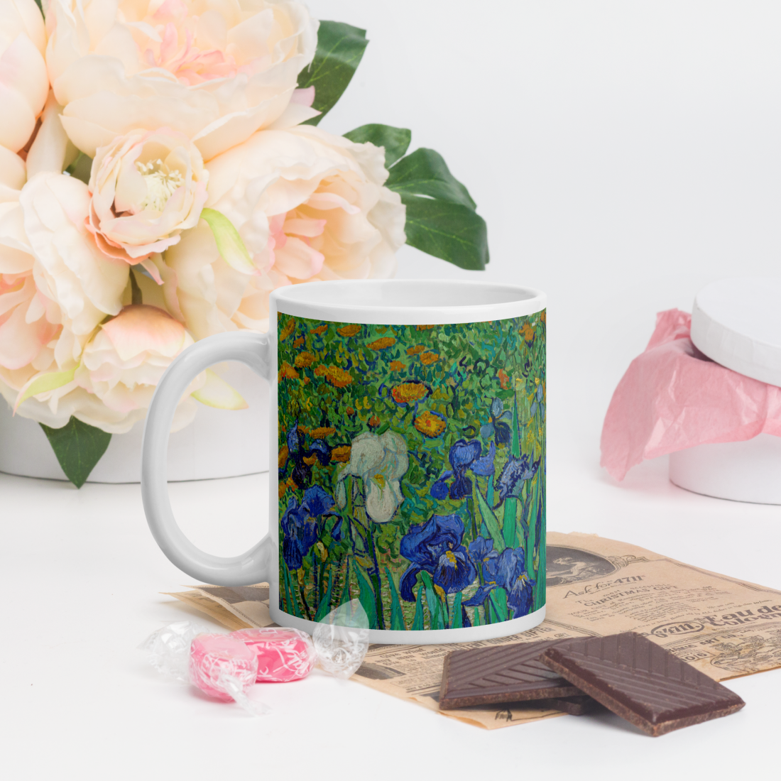 Van Gogh - Irises, 1889 Artwork Mug
